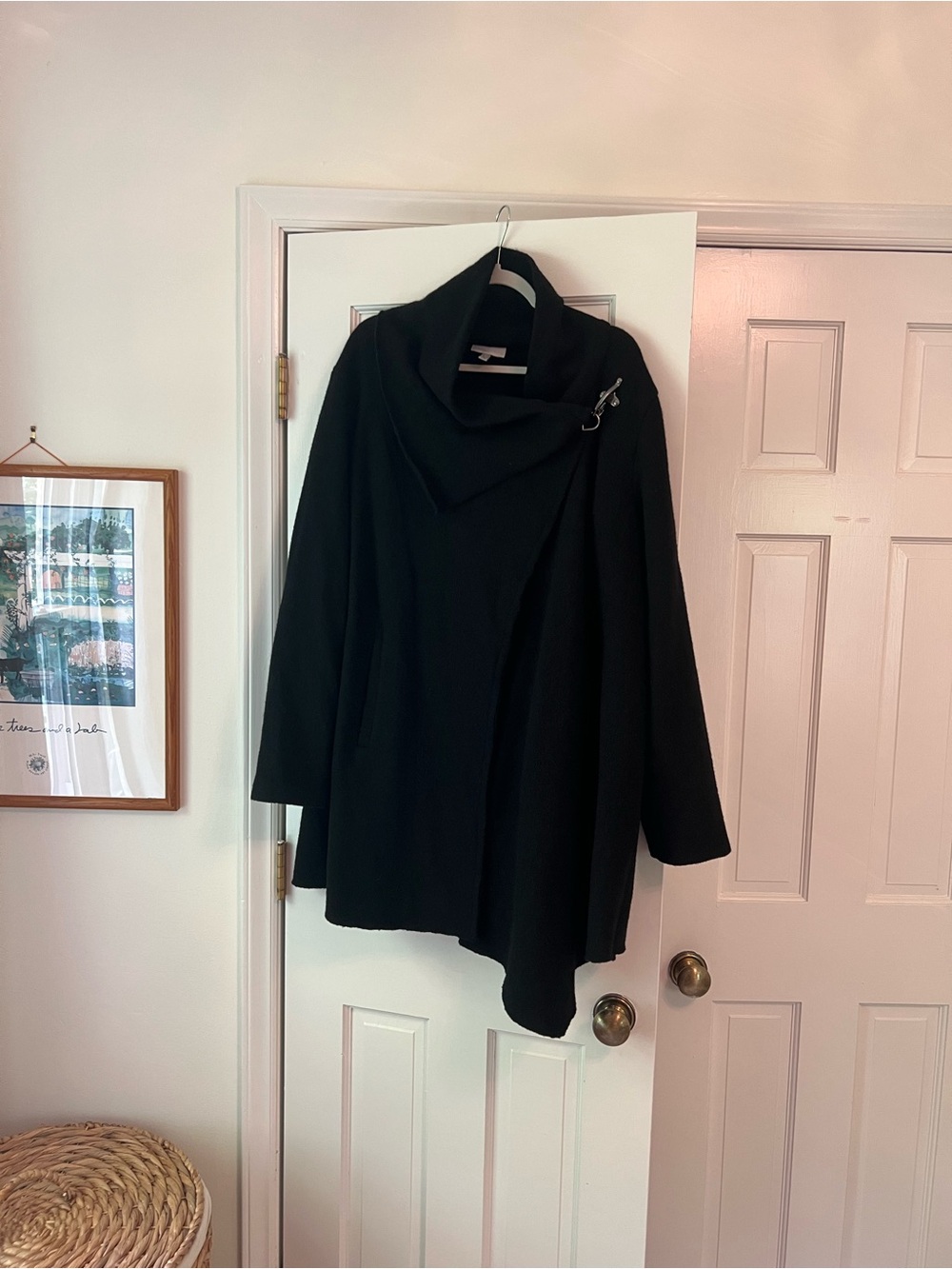 Linea Domani- Asymmetrical Drape Coat